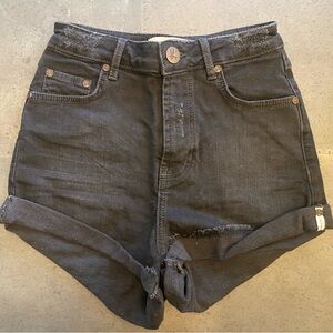 One Teaspoon - High Waisted Black Shorts - Bandits